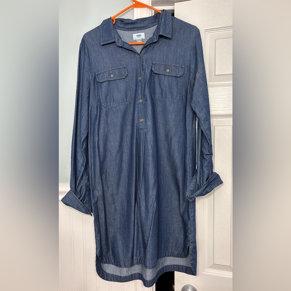 Old Navy Blue Denim Dress